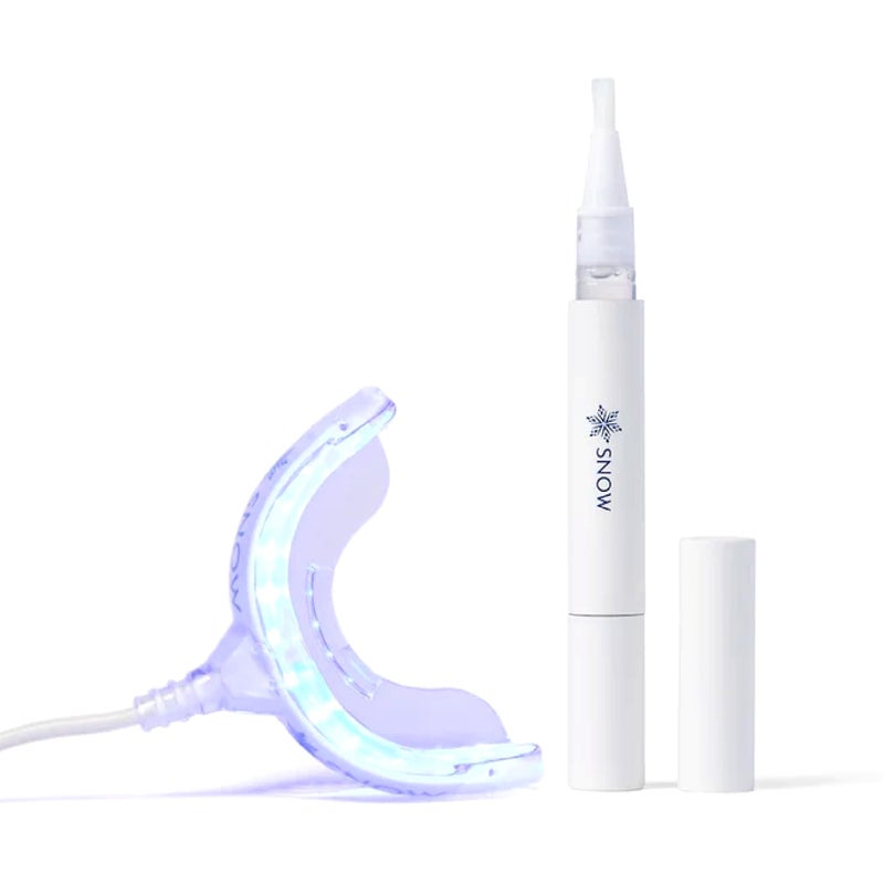 Snow Teeth Whitening Kit Snow Teeth Whitening Serum and LED Mouthpiece Whitener Formulated with Hydroxyapatite Good for 2 Months Wired Kit with 1 Wand